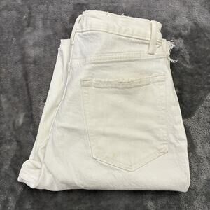 Abercrombie & Fitch Jeans Women’s 30 White 90s Straight Ultra High Rise Curve